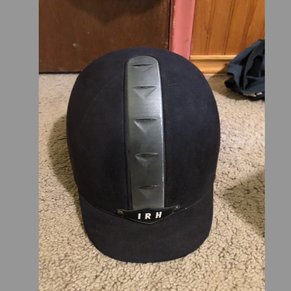 IRH Riding Helmet in Gunmetal- Size Medium